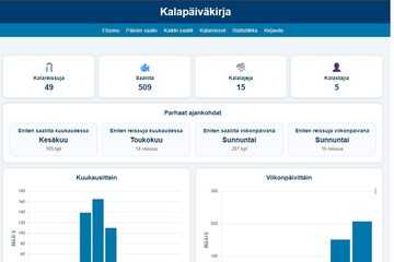 Sivuston tilastonäkymä